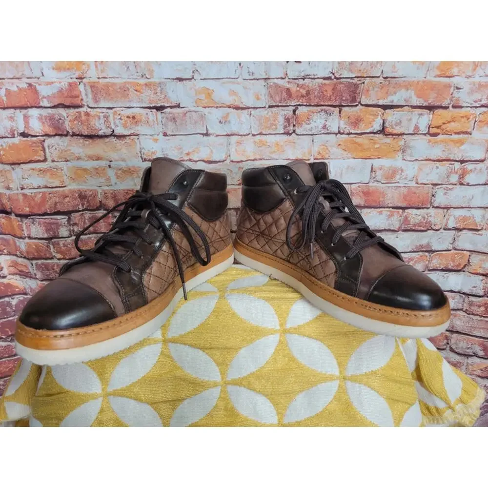 Jose Real high-top Italian sneakers.